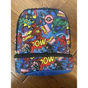 Kids Avengers Marvel Comics Spider-Man Hulk Ironman‎ Lunch EUC